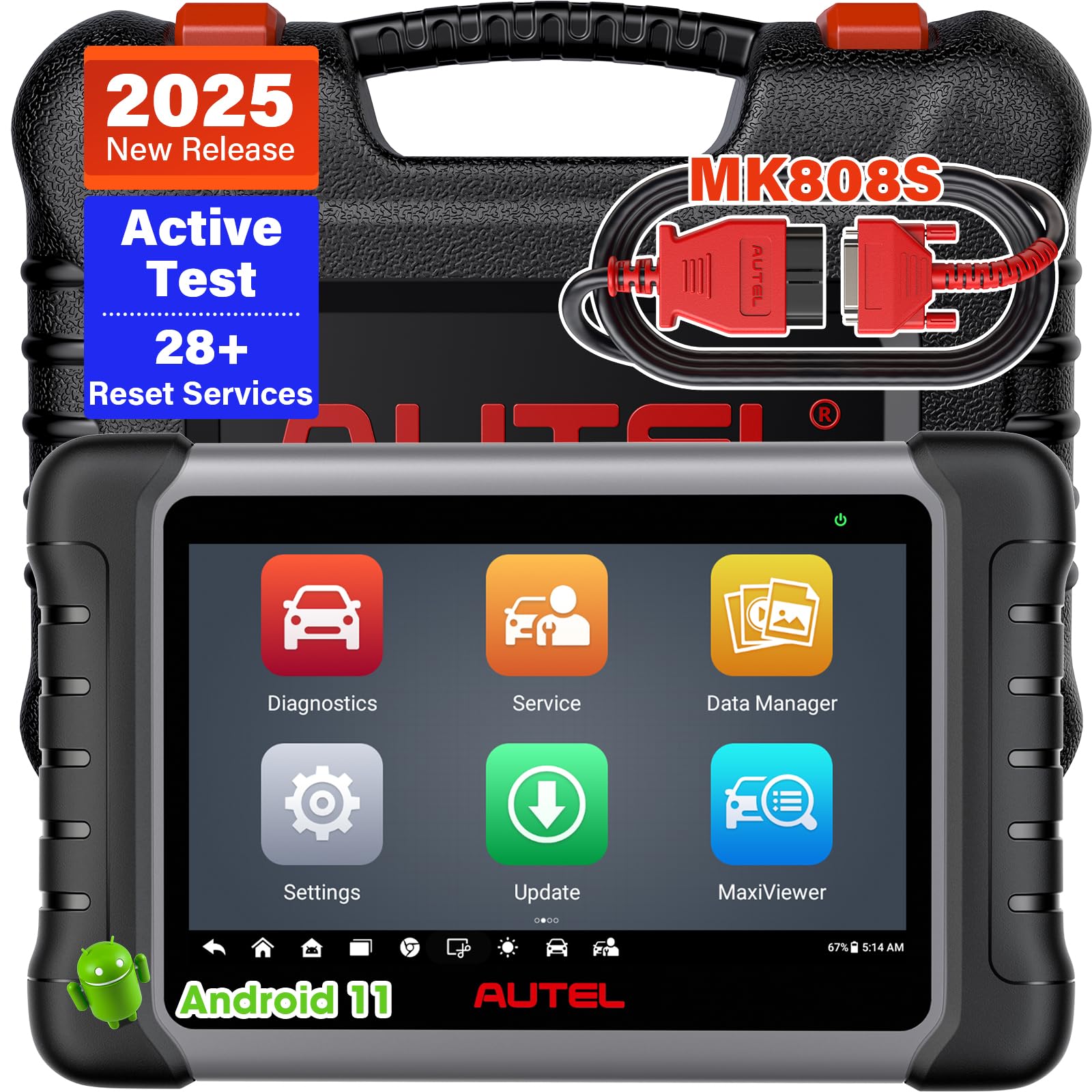 Amazon.com: Autel Scanner MaxiCOM MK808S: 2025 Upgraded of